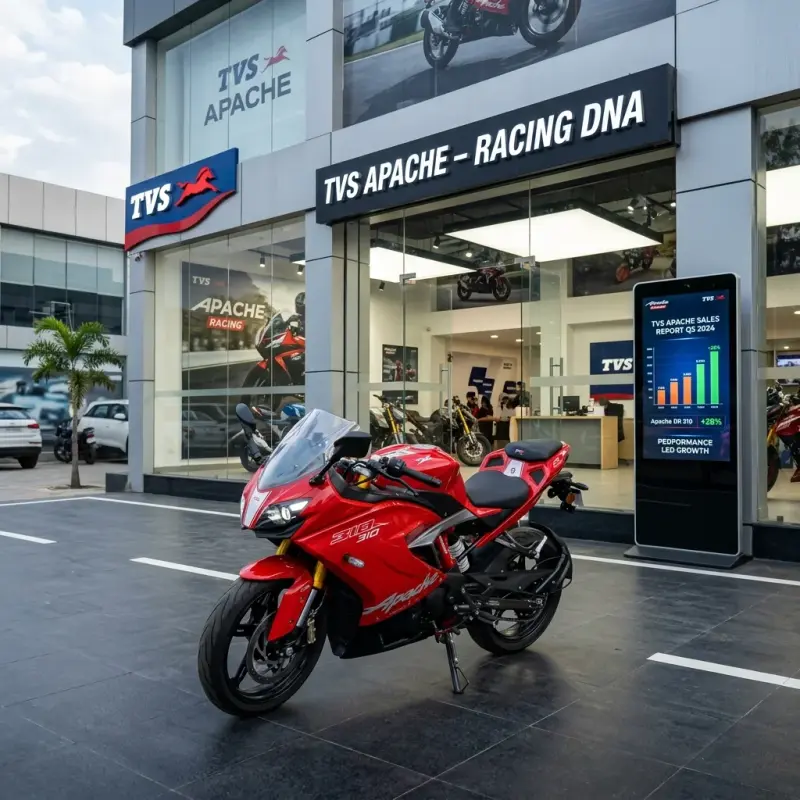 TVS Motor Company Sales Report: Jupiter, Apache & iQube Growth